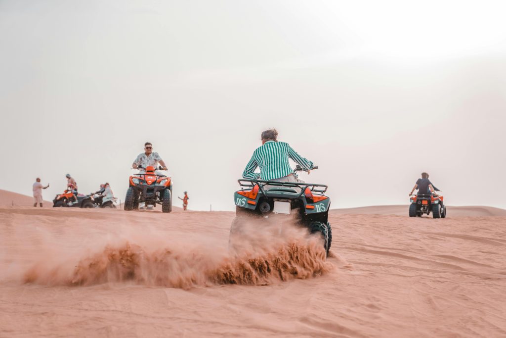 Sonnenuntergang bei einer Hurghada Quad Safari