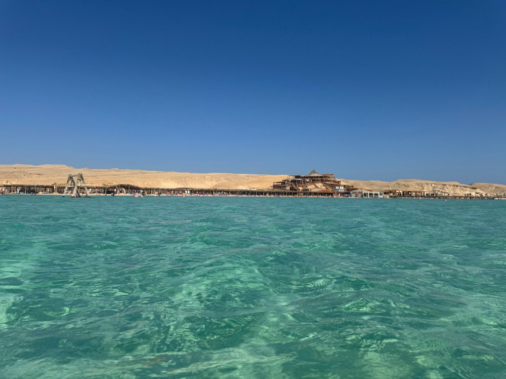 Panoramablick auf die Orange Bay Hurghada